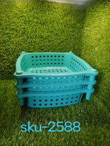 Basket-style storage trolley for kitchen